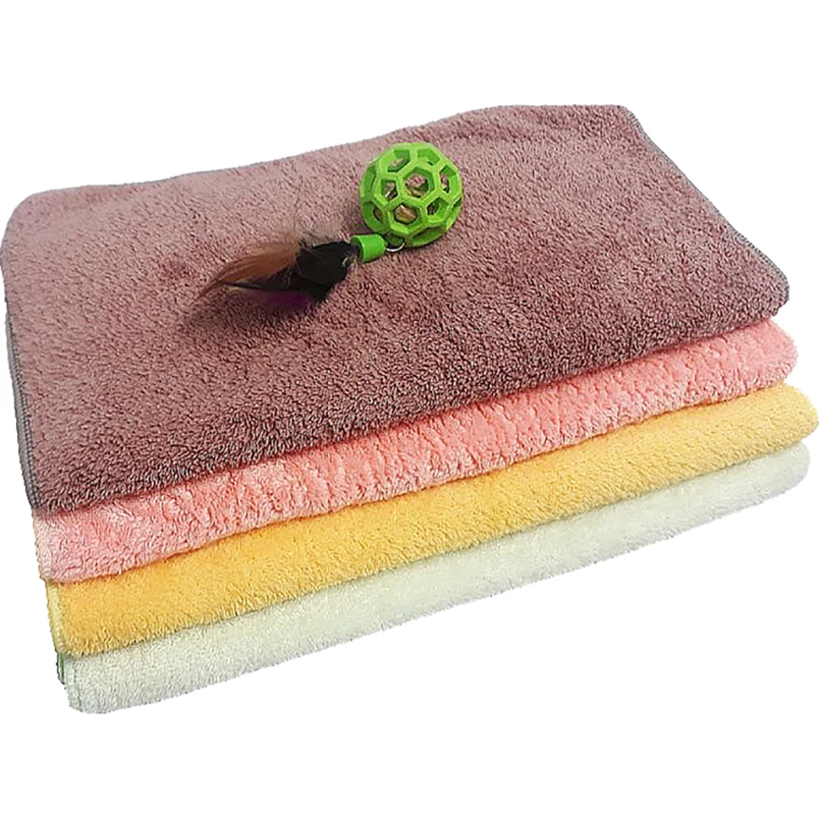 OEM Embroidery Pet Towel 70x125cm Premium Microfiber Made in KOREA High pile Super soft POWER ABSORPTION PUPPY KITTEN DOG CAT