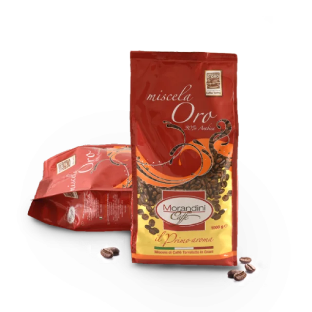 TOP QUALITY 90% Arabica 10% Robusta Made in Italy roasted coffee beans Miscela Oro 1000g whole beans
