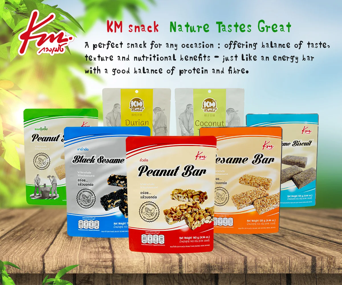 Thailand Premium Quality Vegan Peanuts Candy Protein Bars With Natural Ingredients