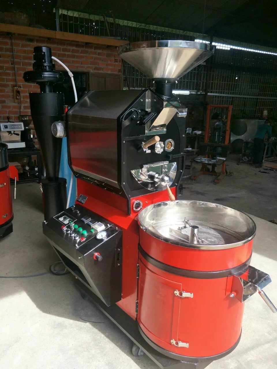 Hot Air Viet Nam Coffee Bean Roasting Machine Full Size with High Quality 5kg to 120 professional Coffee Roaster with artisan