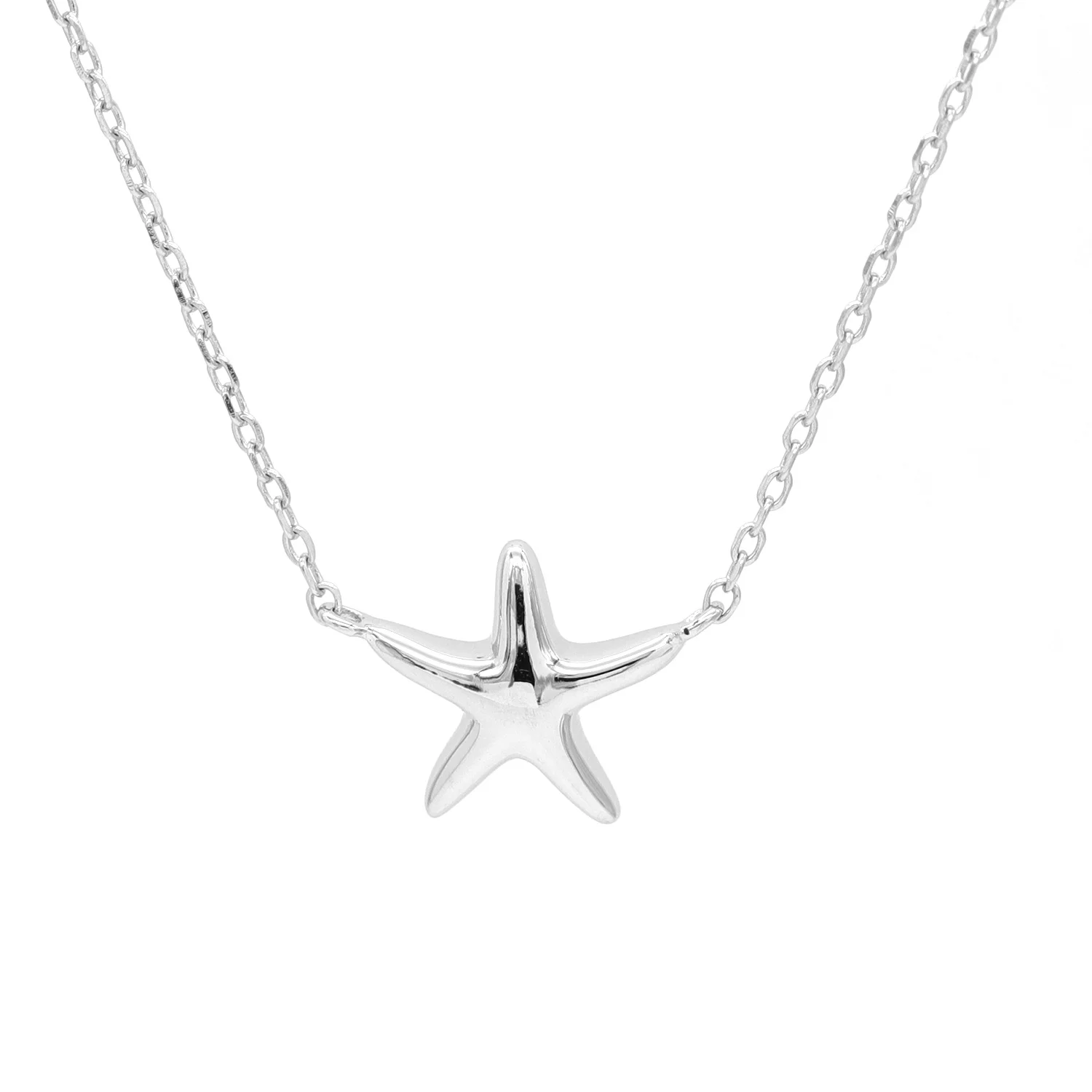 Sterling Silver Jewelry Tiny Pendant Sea Star Necklace Star Pendant Gold Plated Jewelry Necklace Women Jewelry Kids