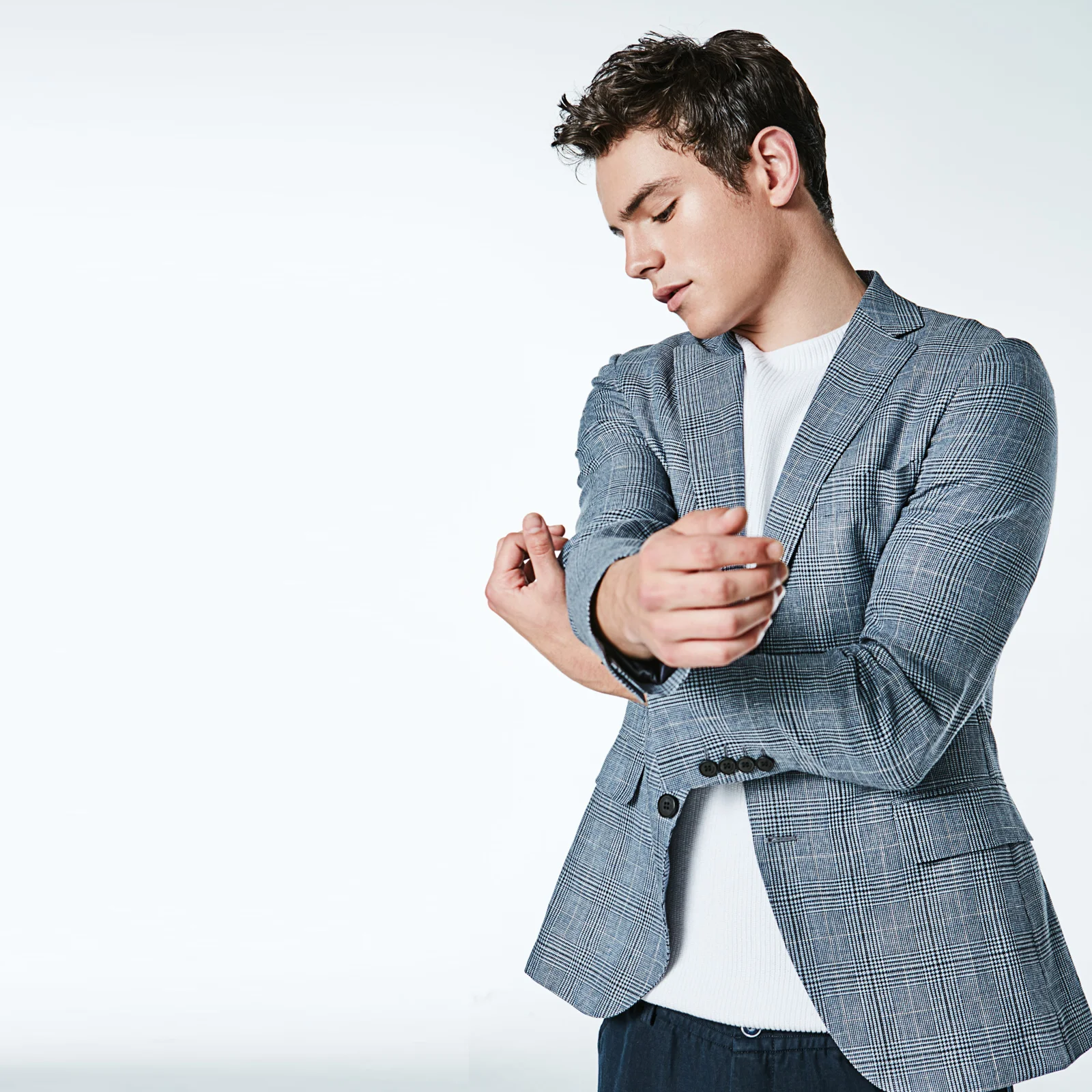 Factory Supplier Direct Sales Plus Size 100% Wool Fabric Formal Business Daily Men Jacket Suit