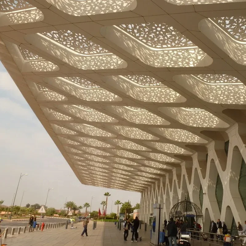 Aluminum mashrabiya decorative laser cut panels