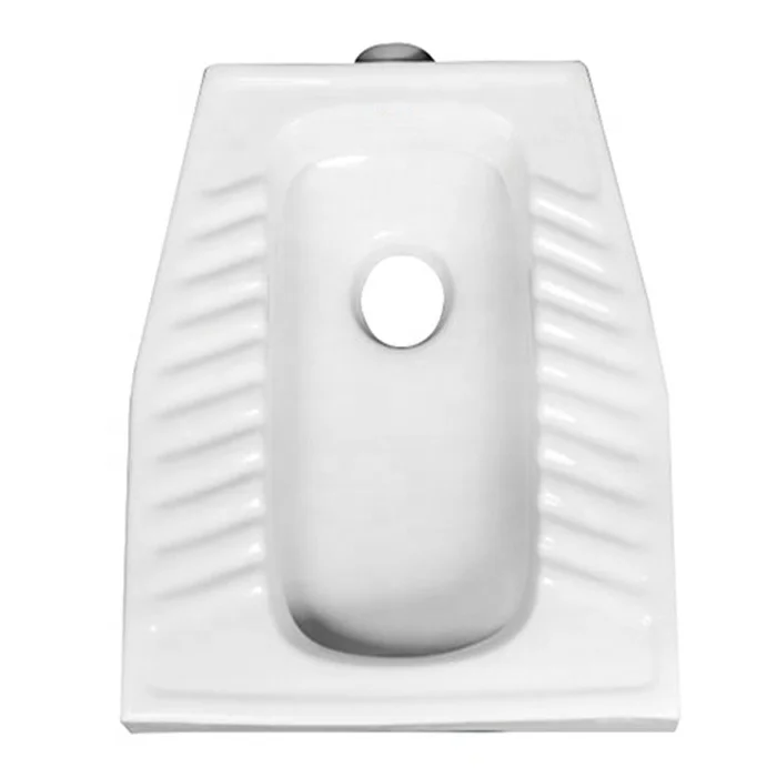 VIstaar White Ceramic Eastern Pan Squatting Porcelain Toilet Water Closet from India Export Quality Cheapest Price