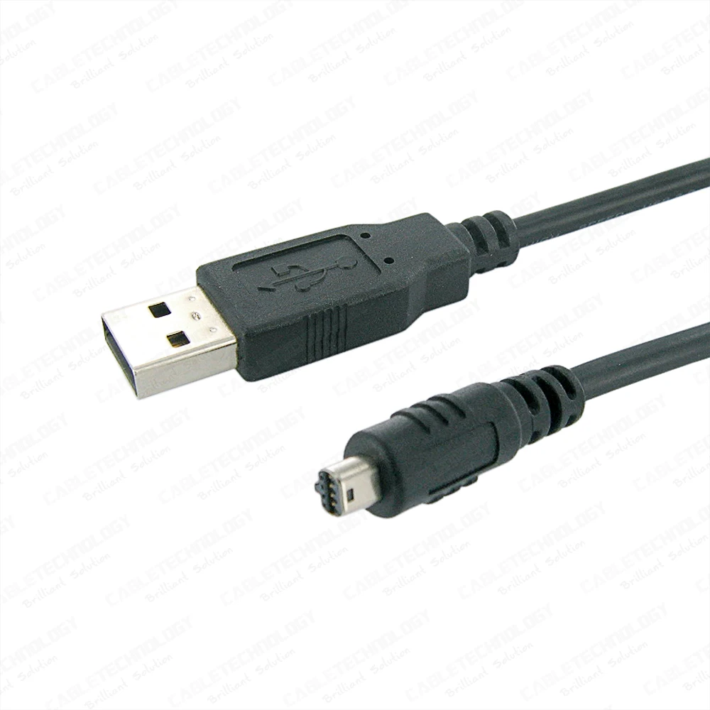
USB 2.0 Type-AM - Mini B M 8 Pin (Nikon) 