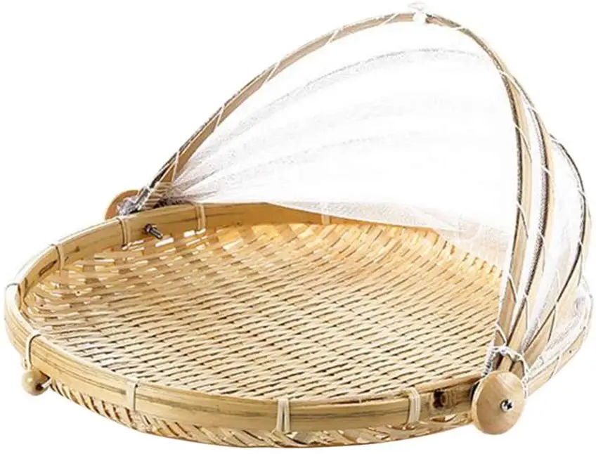 
Elegant glitter Vietnam bamboo food cover 