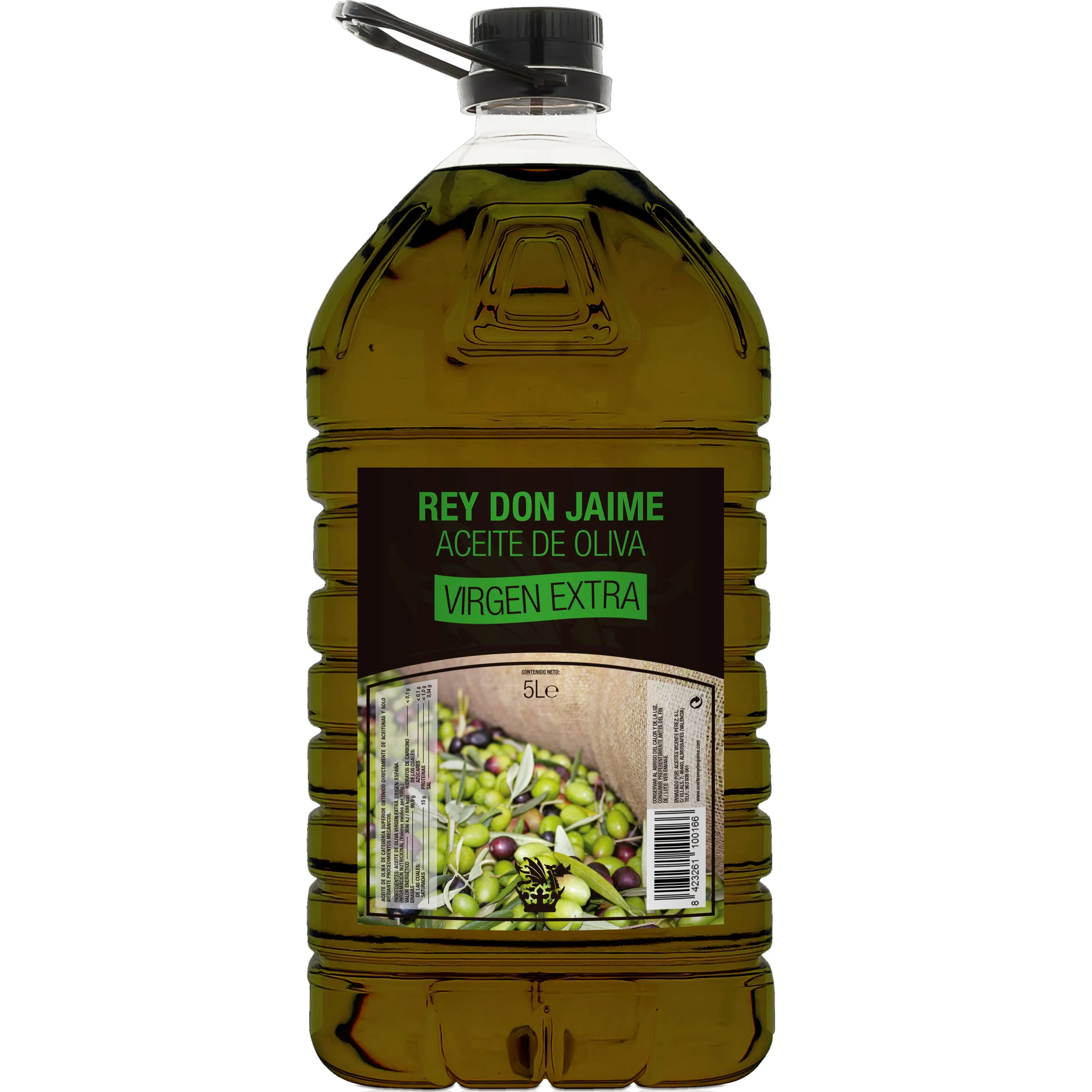 Extra Virgin Arbequina olive oil 5l PET bottle