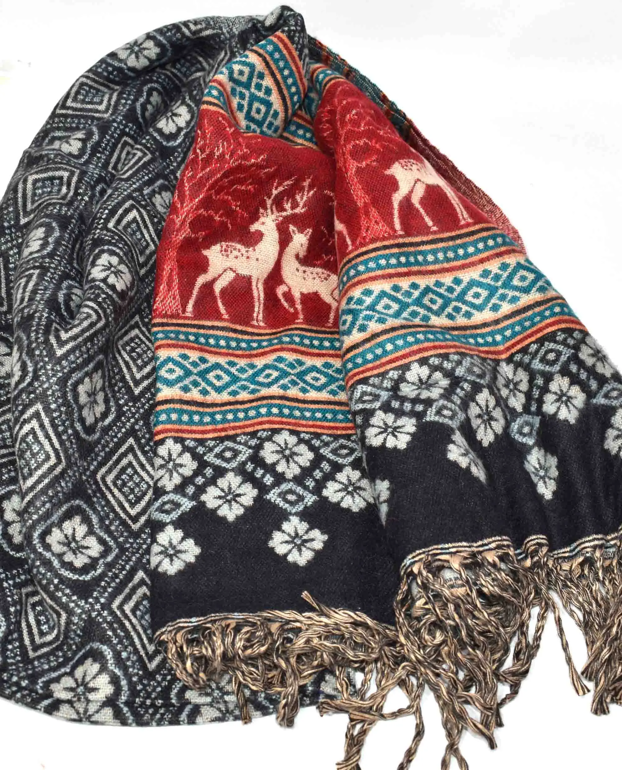 Best selling Nepali Shawl in Nepal/Woolen Shawl in wholesale price/Dhaka shawl design