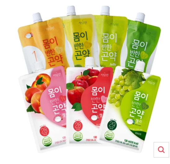  Оптовая продажа konjac желе зеленый аромат винограда без сахара 2 ккал Сделано в