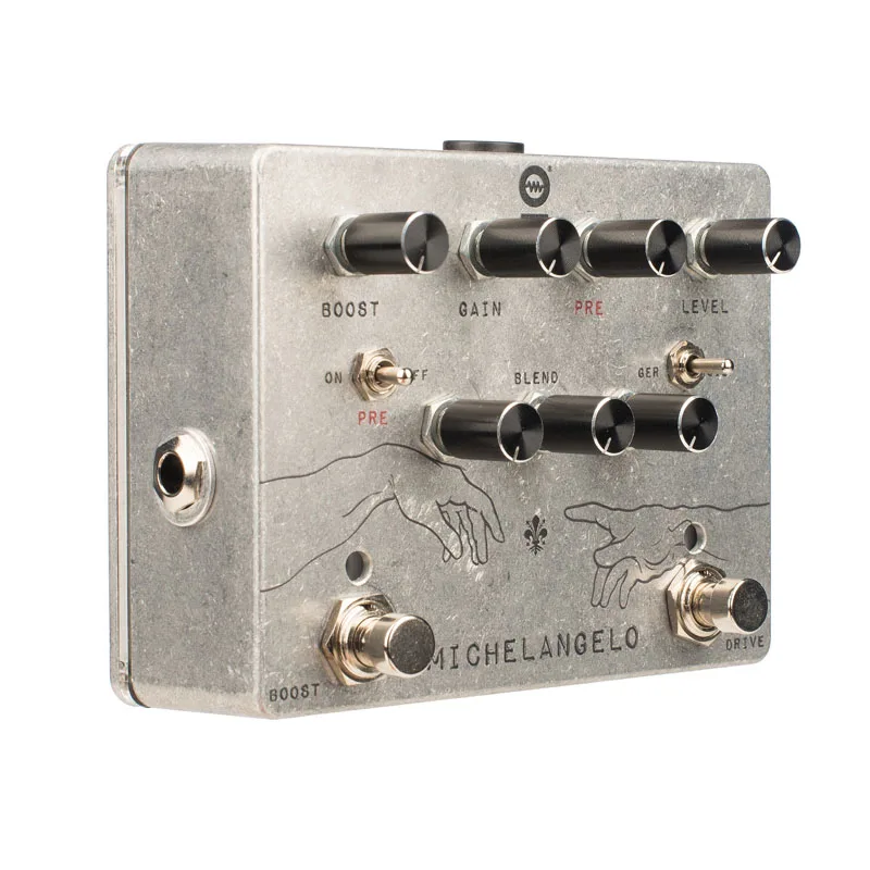 Guitar Accessories - Hand Made Guitar pedal Mchelangelo Overdrive Plus for Elettric Guitar - Made in Italy luxury fashion