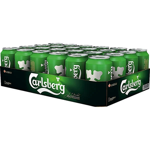 Низкая цена для высокого качества CARLSBERG 330 мл x 24 банки пива-оптовая продажа пива