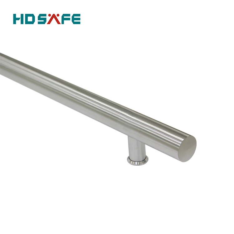 2021 HDSAFE круглая трубка из нержавеющей стали H-образная ручка стеклянная дверная больничная длинная для стеклянной раздвижной