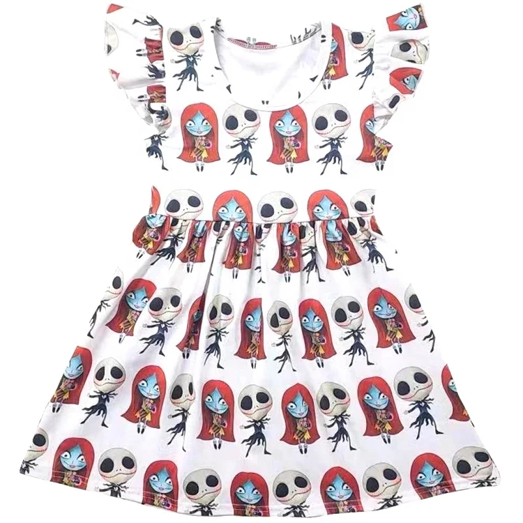 Baby Dress Girl Clothing Summer New Children Cotton Cartoon A-line Dress Kids Clothes Princess Tutu Dress 0-12 Years
