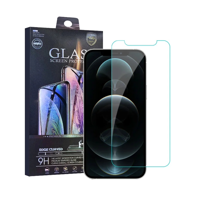 Factory Wholesale 9H Phone Tempered Glass Screen Protector For iPhone With Retail Packaging