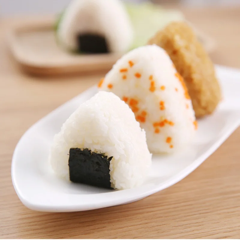 Высокая производительность пластиковый треугольный контейнер для пельменей детские формы суши бэнто шариков