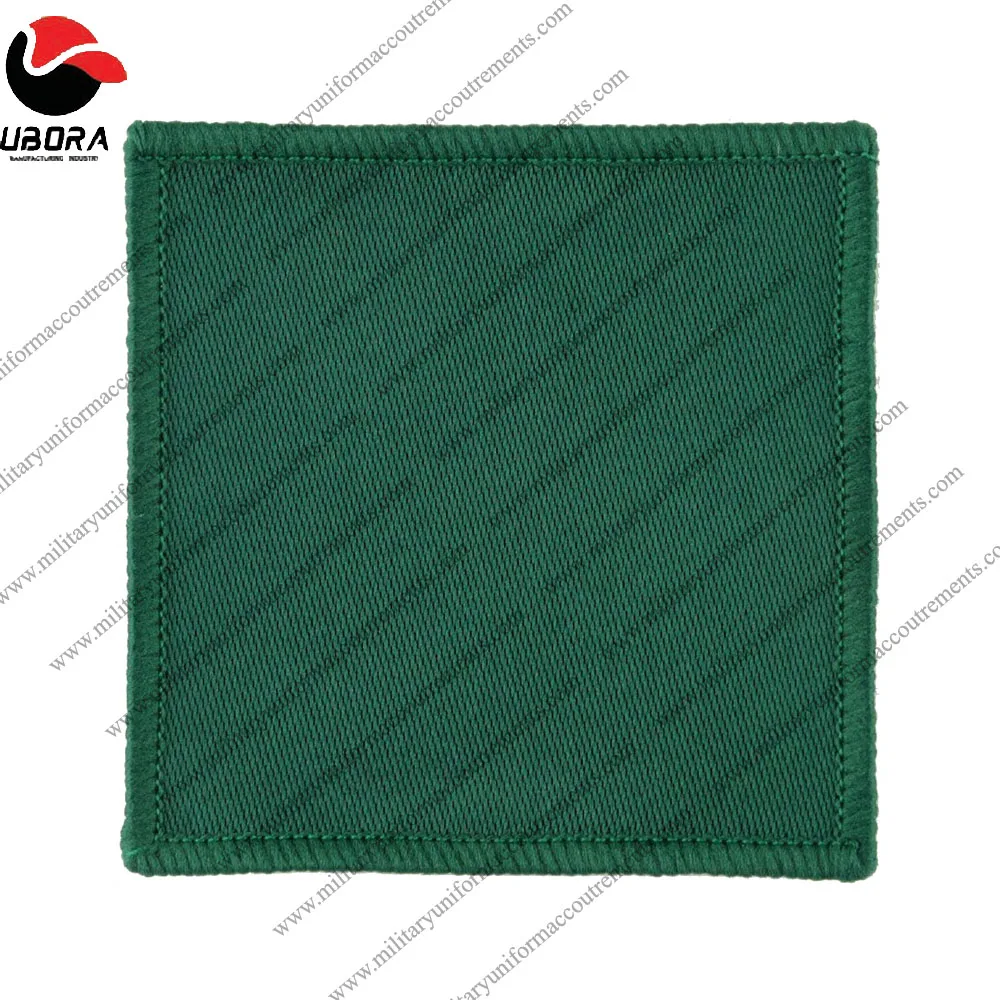 16 Air Assault Brigade - Parachute Regiment - 3rd Bn Green Square Woven Parachute DZ (Drop-Zone) Patch