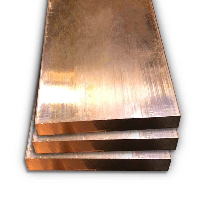 Square Flat Round Copper Busbar Factory Price C11000, C1100 99.93% Pure Copper Square Busbars Copper scrap bars Copper bars Copper scrap