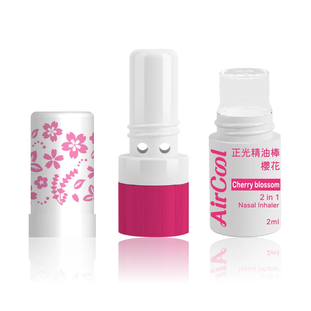 Смесь Sakura Aromath, эфирное масло, успокаивающие пары для дыхания, легкая ароматерапия, назальный ингалятор
