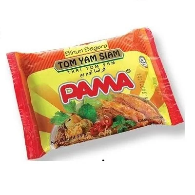 Top Brand in Malaysia Instant Rice Vermicelli Bihun Thai Tom Yam Soup Brand Pama For Quick And Easy Cook
