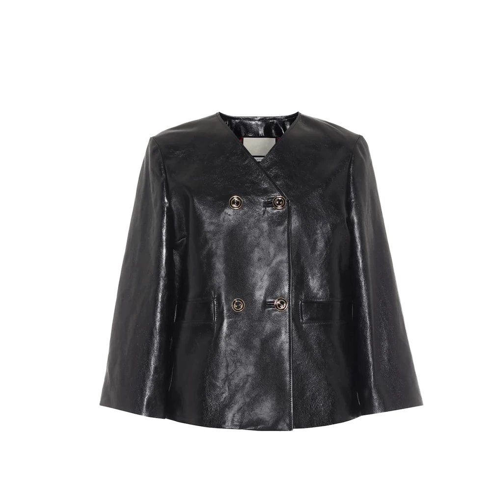 
Куртка из натуральной овечьей кожи высокого качества с логотипом на заказ для продажи 