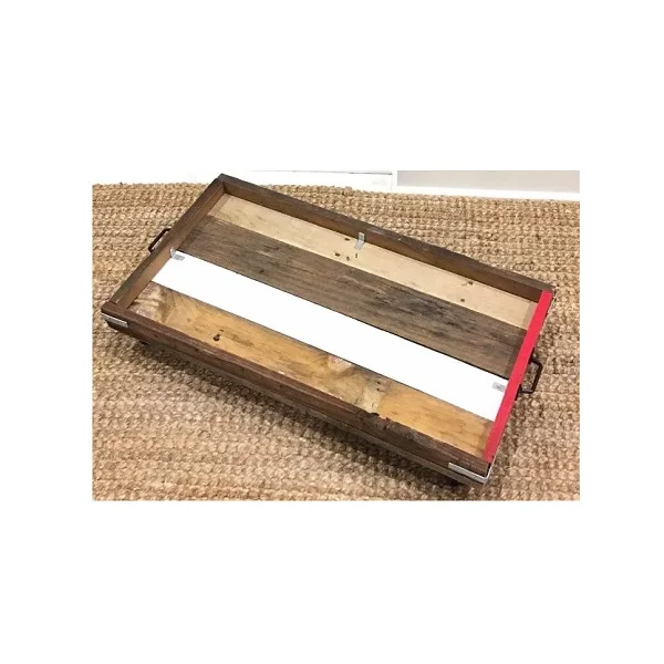 Double Rack Wooden Boot Tray for Home Organizer Best Selling Natural Wooden Rack BOOT TRAY Doorway Home Decor