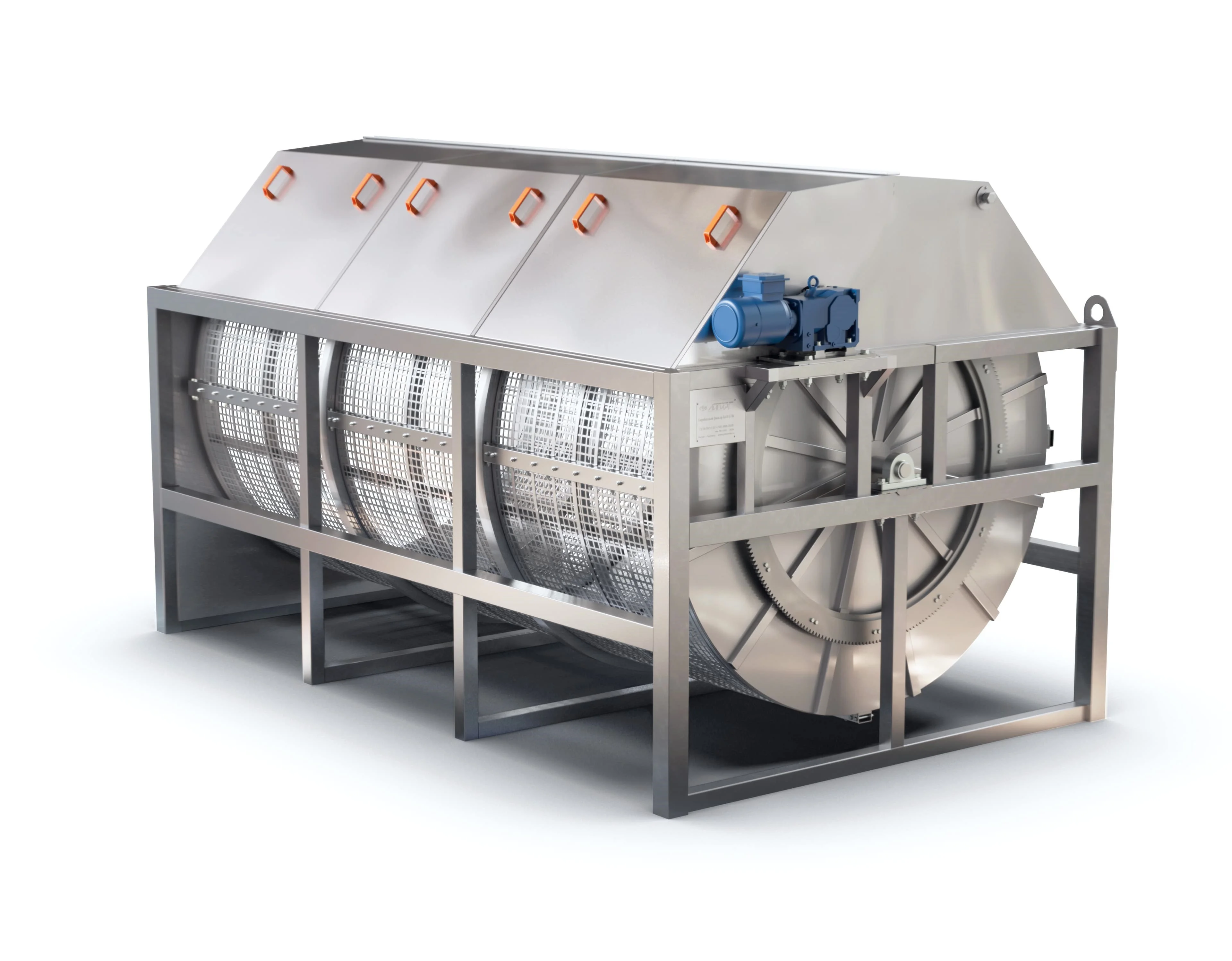 BFL-700 Stainless steel rotary drum filter for aquaculture systems RAS