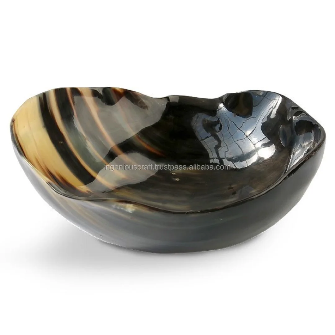 
Buffalo horn bowl 100% natural buffalo horn handicrafts products by ingenious craft 