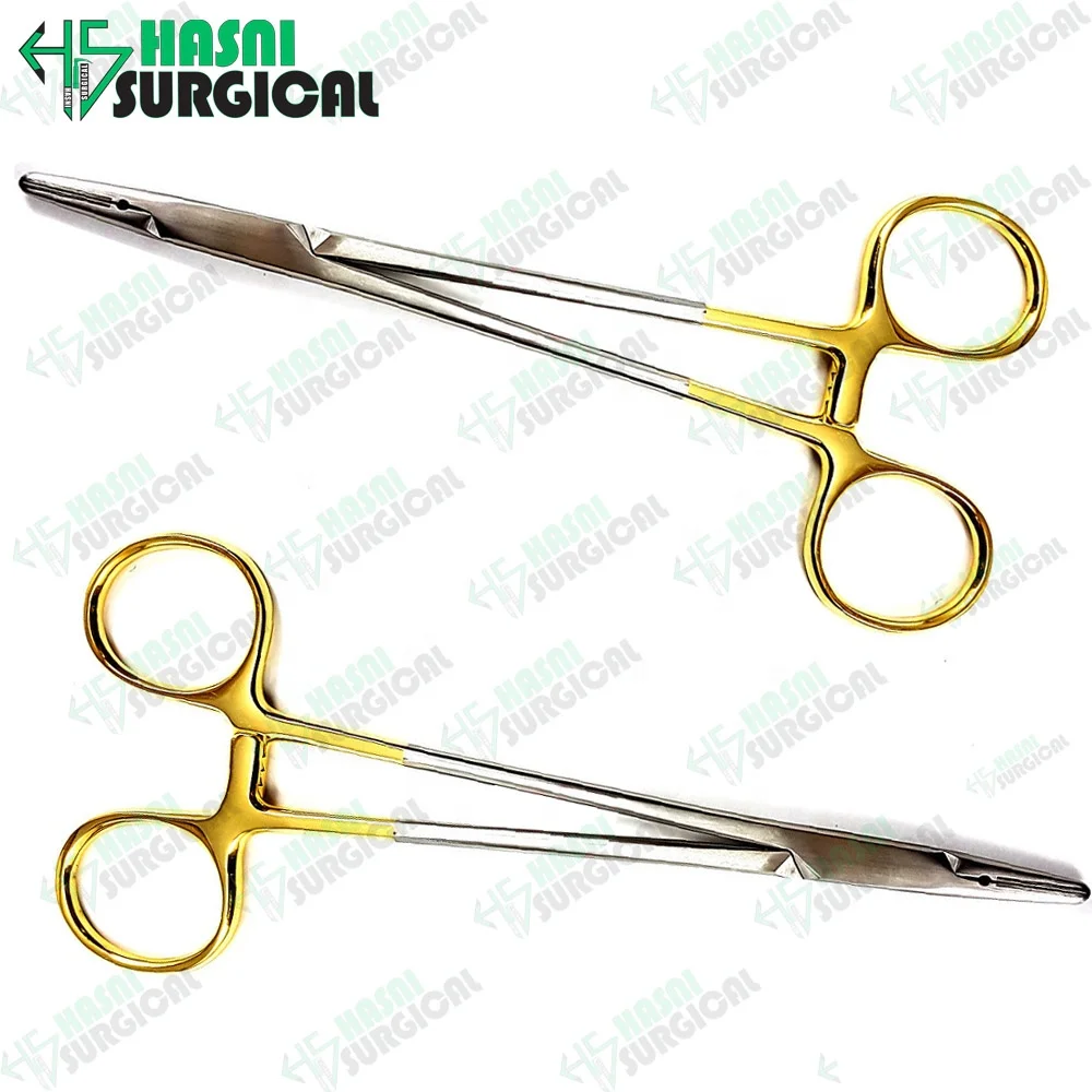 CE ISO Approved Verified Suppliers Top of our productions German Quality Stainless Steel   TC  Gillies Needle Holder 16cm