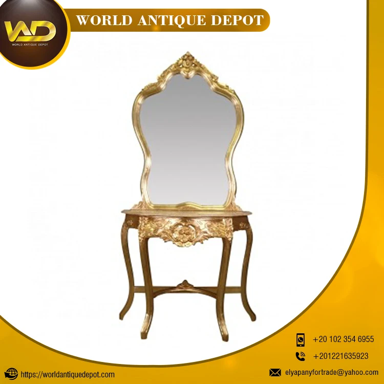 100% Best Quality Console Table with Marble Top