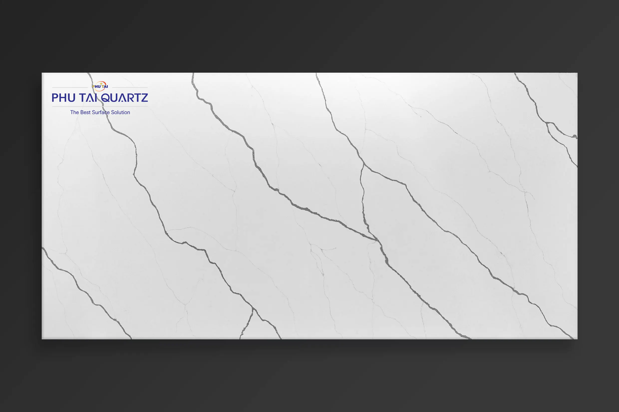 Phutai High Quality Quartz Macaraibo PT 630 Slab Polished Calacatta Stone for Modern Kitchen and Table Countertops