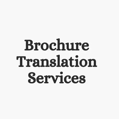 Brochure Translation Services translation service of German English French AT BEST WHOLESALE PRICE MANUFACTURES IN INDIA