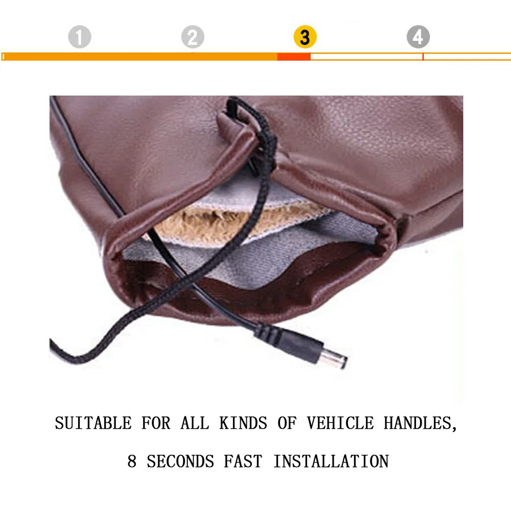 Motorcycle heating handle  cover  electric bicycle four-speed thermostat heating windshield cover 12V/48V/60V/72V