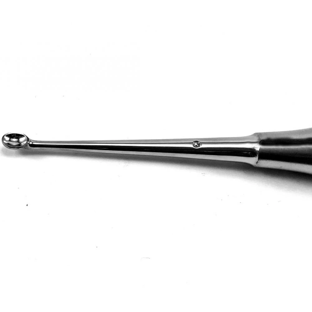 Volkmann bone curette 6x7 mm sharp spoon Fig. 0 dental tissue surgery 17 cm