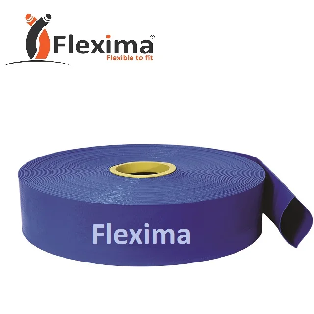  Широкий диапазон гибкого синего разрядного шланга FLEXIMA для воды из ПВХ длиной 100 метров