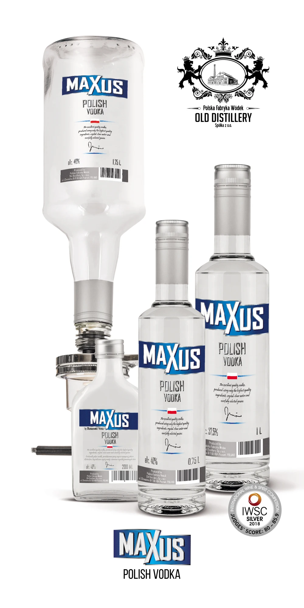Best Polish Spirits Maxus Vodka Made in