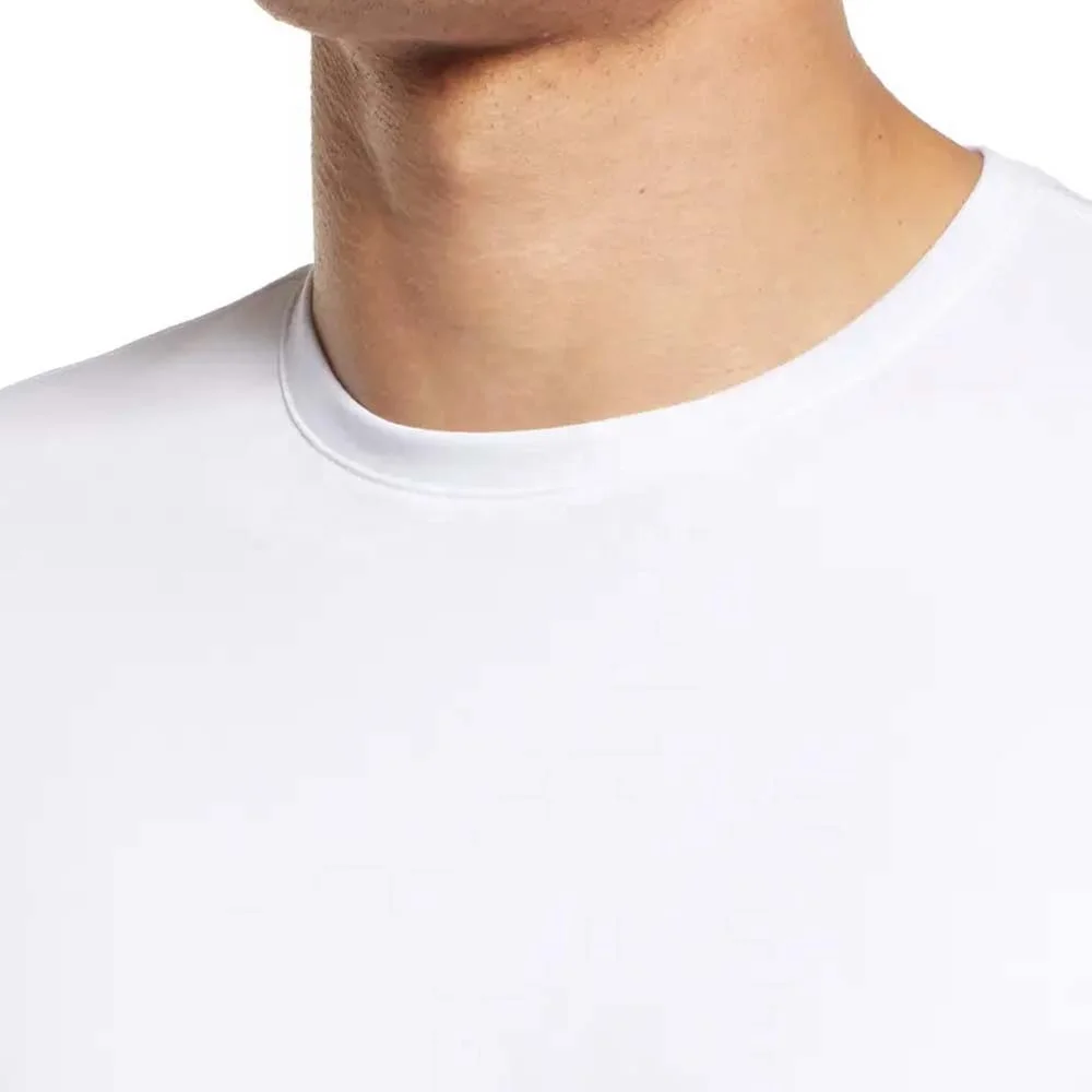 White mens short sleeve  training wear Hot High Quality Sale T-Shirt  Printing Custom Breathable 100 Cotton Men Blank T Shirt