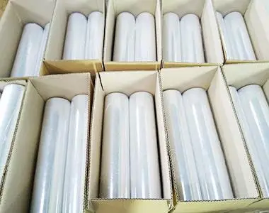 Premium Stretch Film Wrapping Pallet Specification 500cm x 1200ft x 20mic