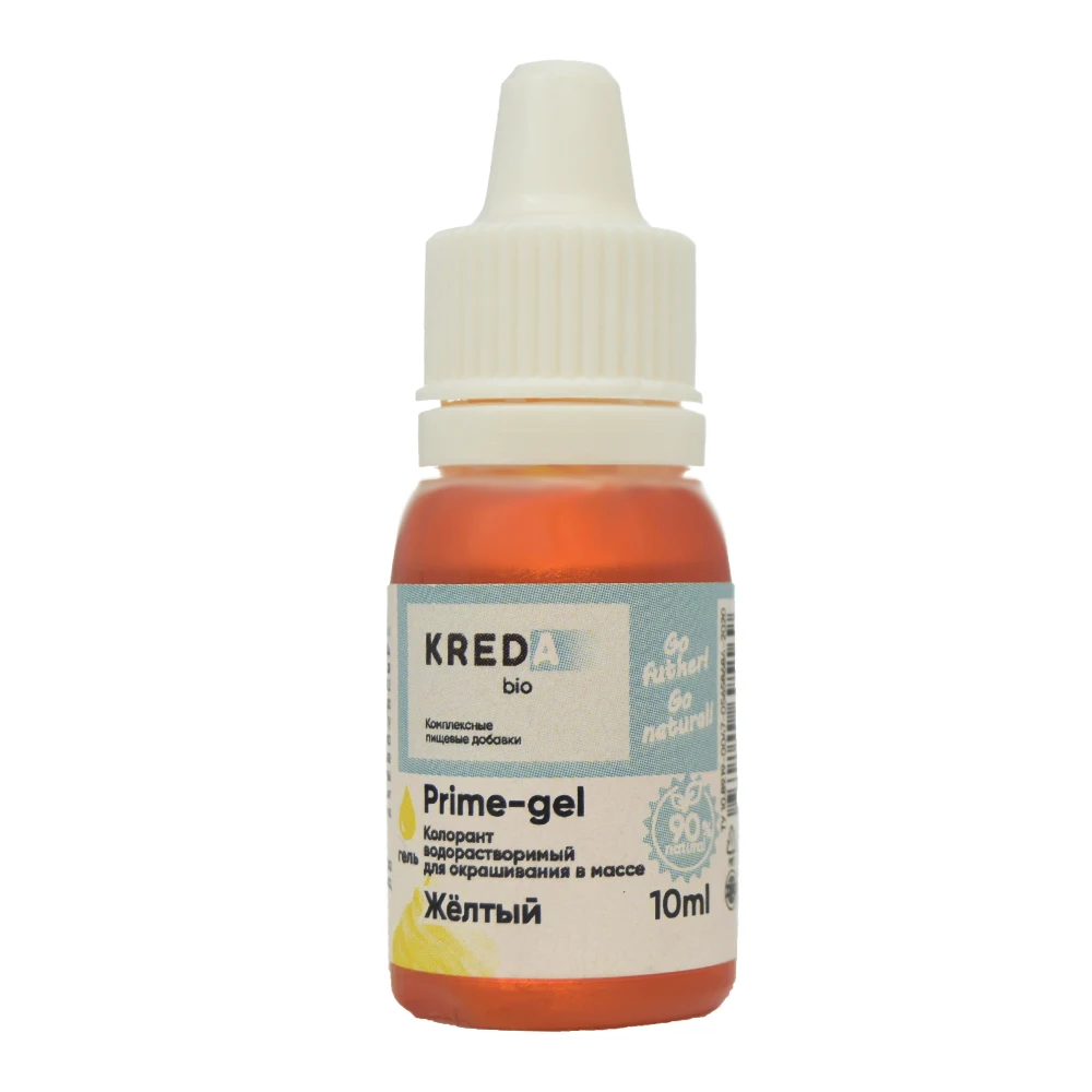 Gel food water-soluble colorants for stuff dyeing Kreda Bio Prime-gel
