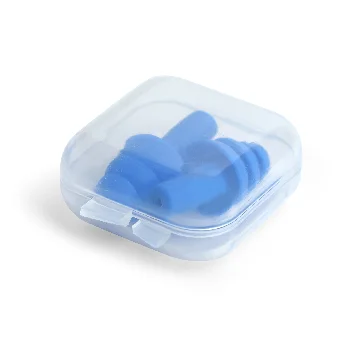 USA Based, In stock Silicone TPR Reusable ear plugs in plastic box NRR 25dB SNR 30dB Soft Noise Reduction Ear Protection Christmas shape CE ANSI