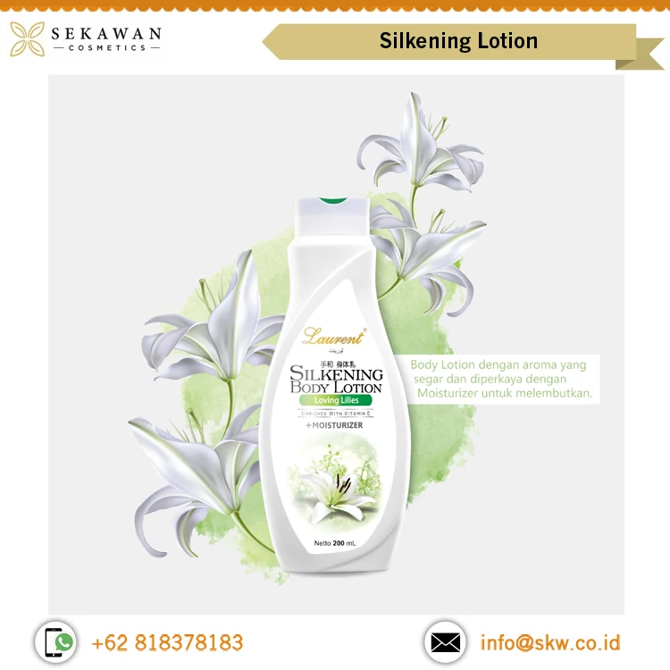 Direct Factory Price High Quality Pure Ingredients Loving Lillies Silkening Lotion