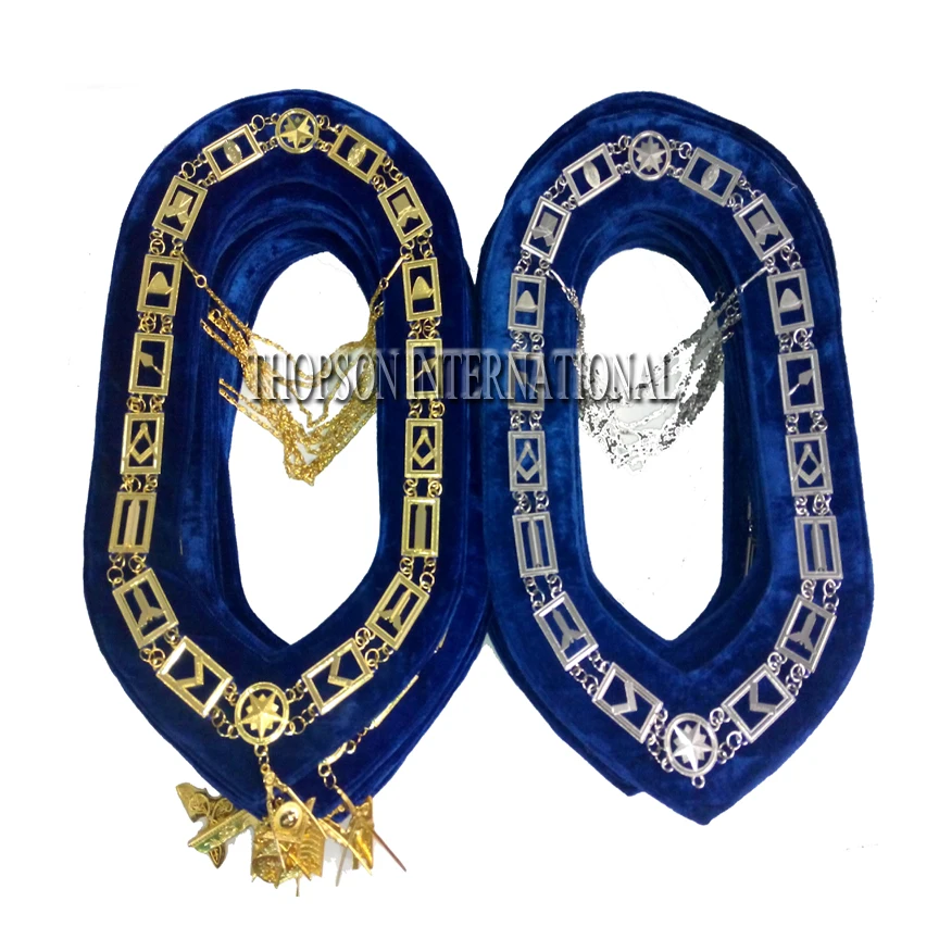 Masonic Regalia Chain collar Gold jewels
