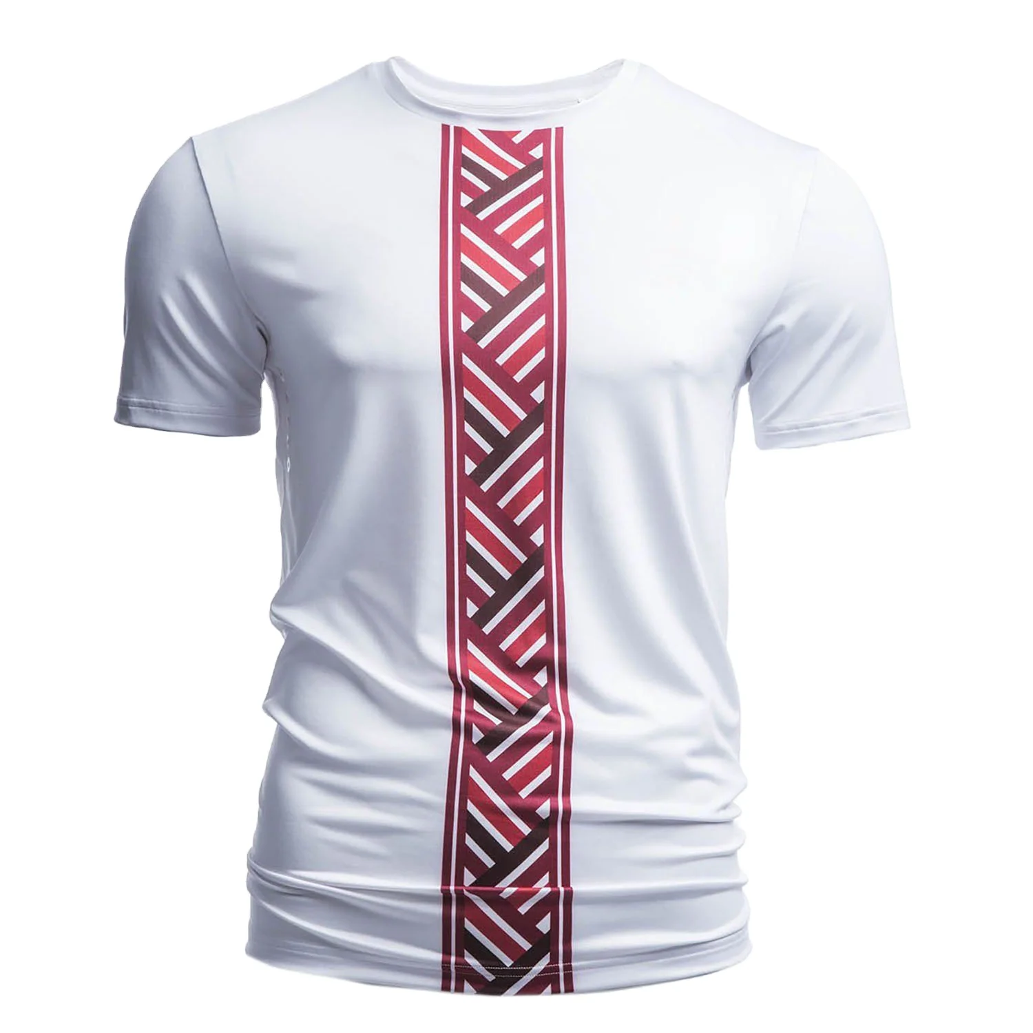 Mens Active T-Shirts Quick dry Finishing Underarm Ventilation Decorative Print Comfortable And Easy Fitted T-Shirts.
