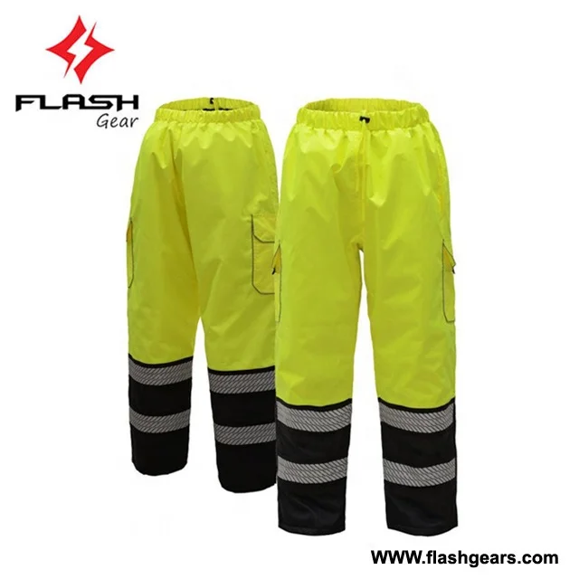 New Best Customized Bib Pant Made Of Custom Fabric Industrial Workwear Safety Clothing Working Pant Fluorescent Bib Overall
