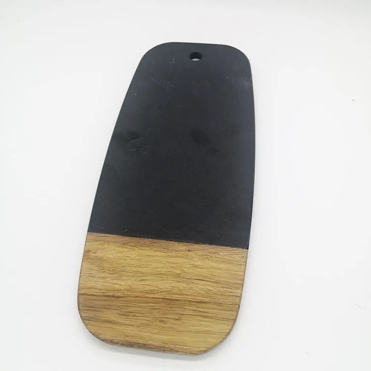 cutting board charcuterie cheese board custom slate wooden serving board set with knives plate wood cheese platter