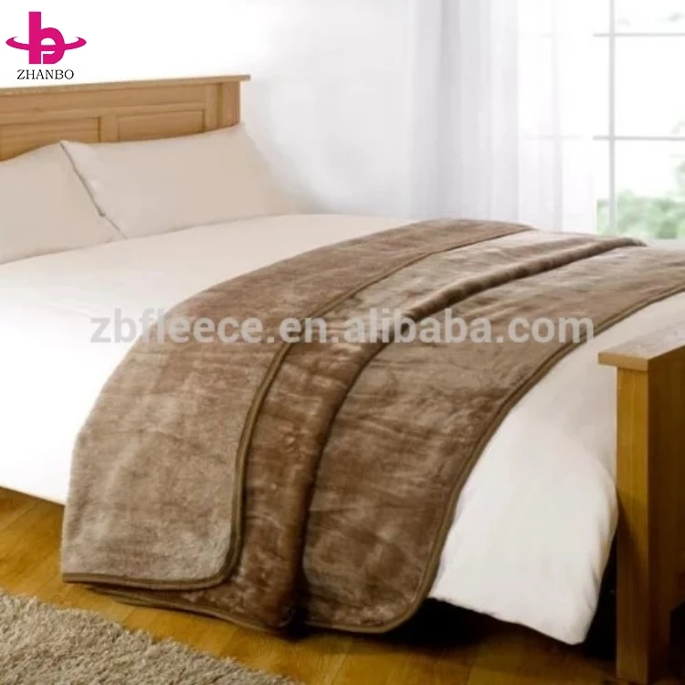 150x200cm Medium Size Mink Faux Fur Throw/Very Warm Super Soft Blankets Red Color