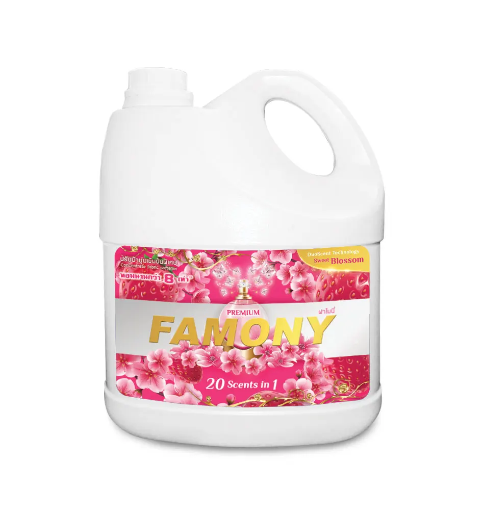 FAMONY Concentrate Liquid Fabric Softener Sweet Blossom Scent 20 Scent in 1 Net 3500ml Bestseller