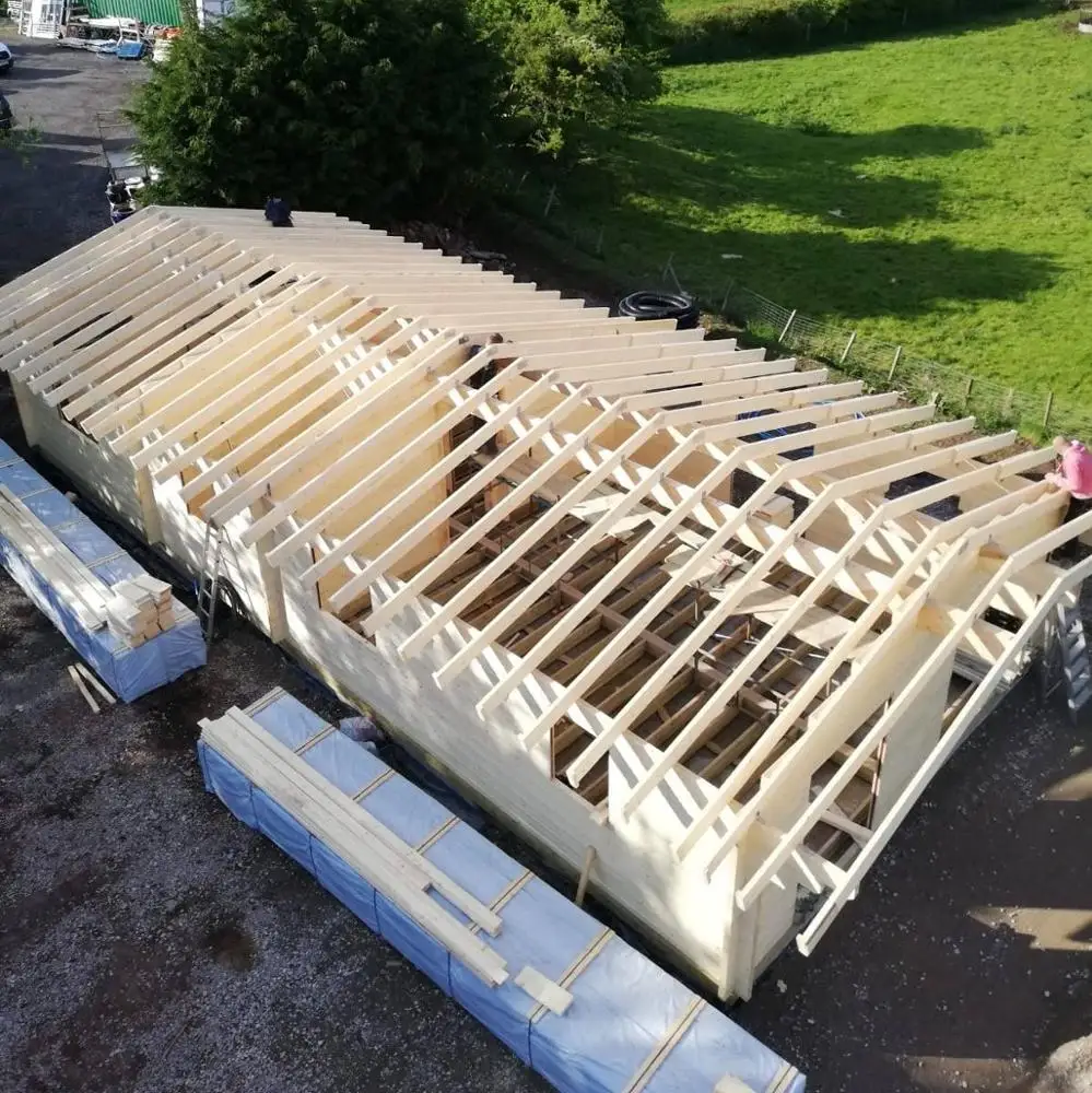 prefabricated house - twin unit 6,1x13m prefab cabin building regulations caravan act