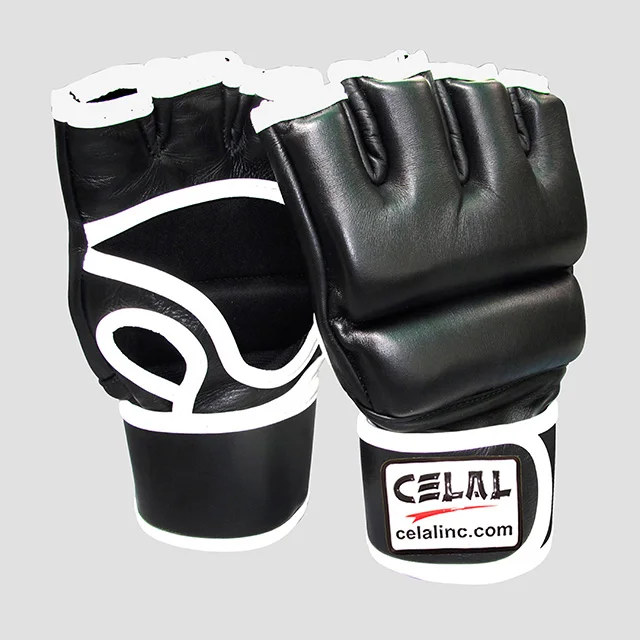 MMA Gloves Mixed Martial Arts Kickboxing Muay Thai Fitness Fight Grappling Gloves Training Half Finger MMA Gloves