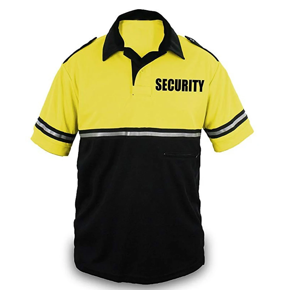 Men Security Shirt Security Guard Polo Shirts Workwear T-Shirt Security Polo Shirt