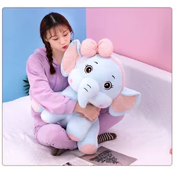 New Bow Elephant Plush Toy Doll Love Doll Girls Birthday Gifts Wholesale Customization